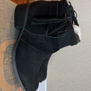 Born Montilla black booties. Size 8.5